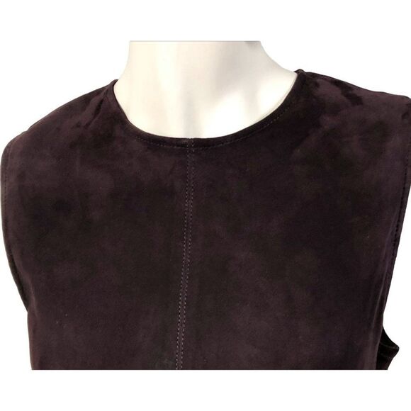 Theory Red Sleeveless Sheath Dress Mock Neck Midi - Picture 3 of 12